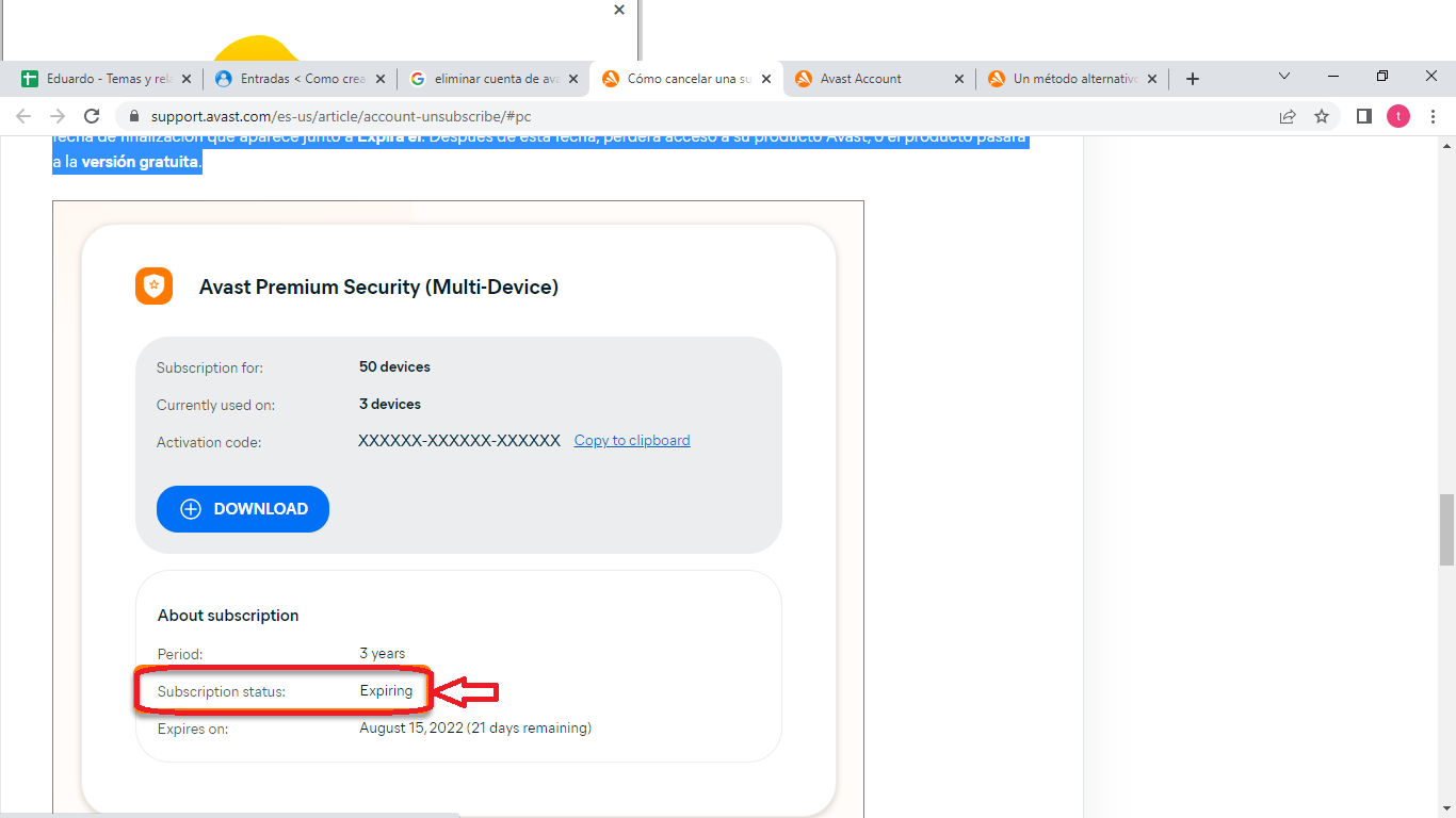 Disfruta del acceso hasta el vencimiento de tu cuenta Disfruta del acceso hasta el vencimiento de tu cuenta