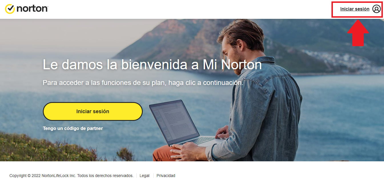 Haz clic en el botón “Iniciar sesión” Haz clic en el botón “Iniciar sesión”