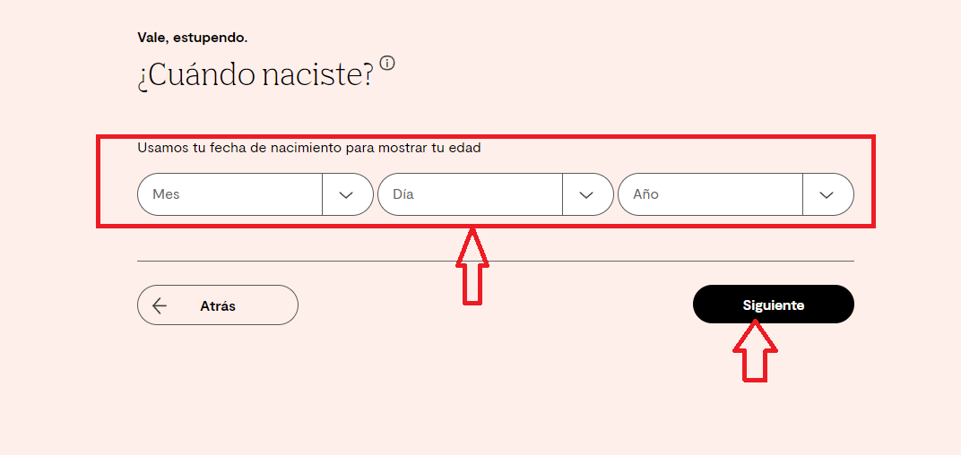 Indica tu fecha de nacimiento Indica tu fecha de nacimiento