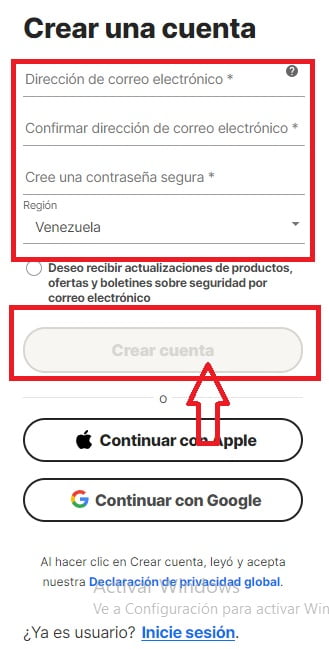 Rellena el formulario Rellena el formulario
