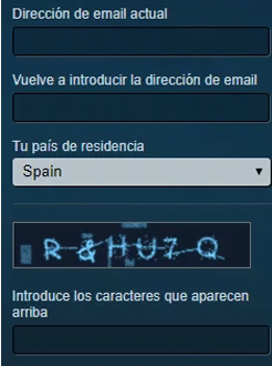 Introduce los datos solicitados Introduce los datos solicitados