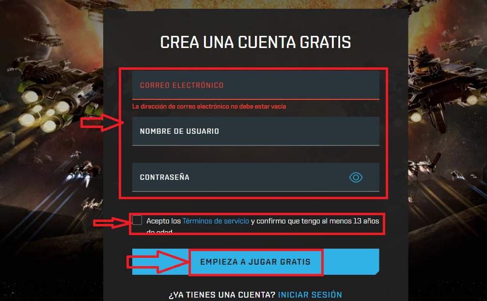 Rellena el formulario Omega