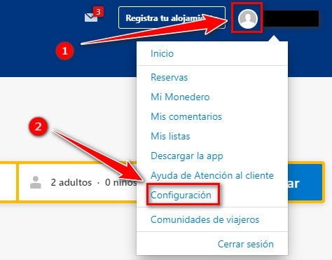 Selecciona la opción “Configuración”