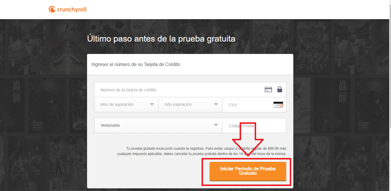 Haz clic en “Iniciar Período de Prueba Gratuito” Haz clic en “Iniciar Período de Prueba Gratuito”