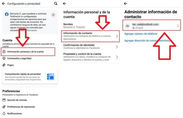 Con el dispositivo móvil
