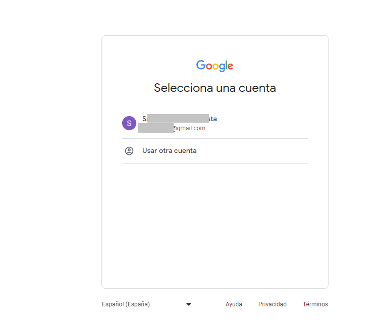 Encontrarás el nombre de usuario que coincide con tu cuenta