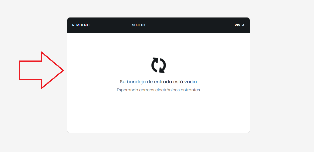 Revisa la bandeja de entrada de tu email