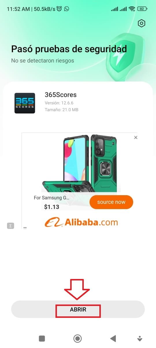 Abre la aplicación Abre la aplicación