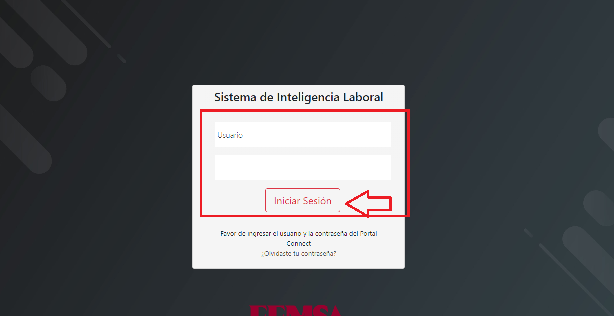 Accede tus datos de inicio de sesión