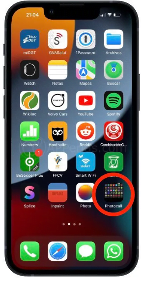 Cómo crear un acceso directo a Photocall.TV en un smartphone