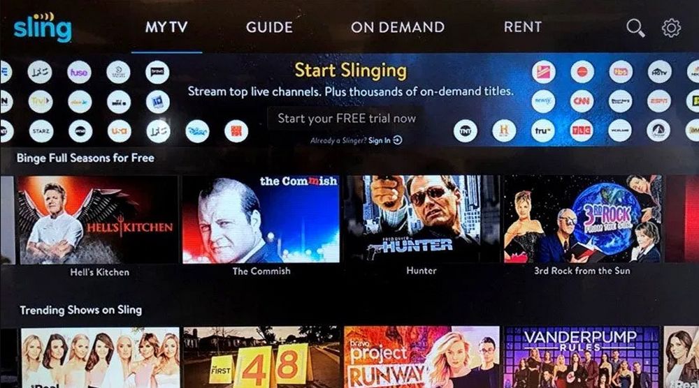 Principales funciones de Sling TV Principales funciones de Sling TV