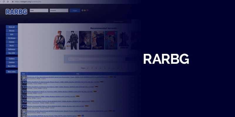 RARBG es un servicio legal o no
