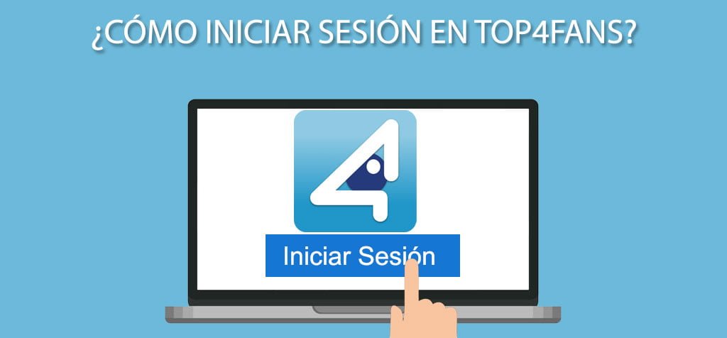 ¿Cómo iniciar sesión en top4fans?