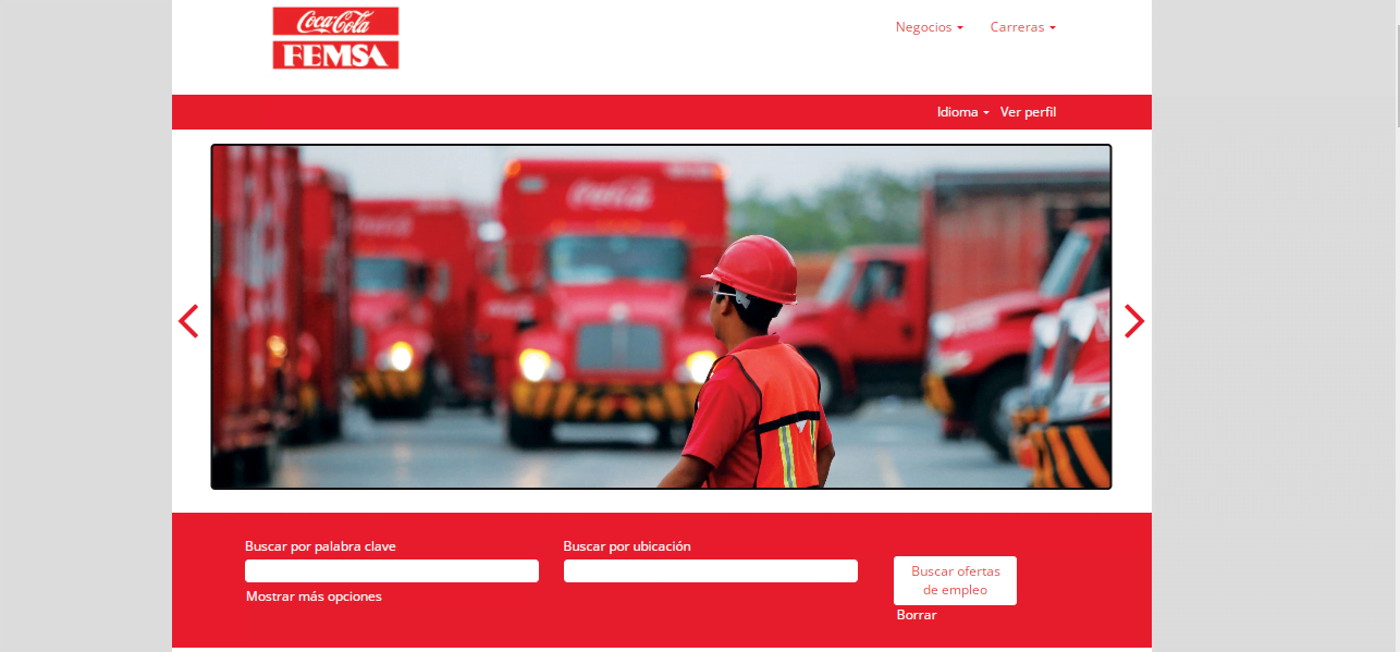 Cómo buscar trabajo en Coca-Cola FEMSA