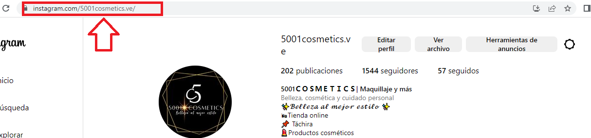 Copia la url