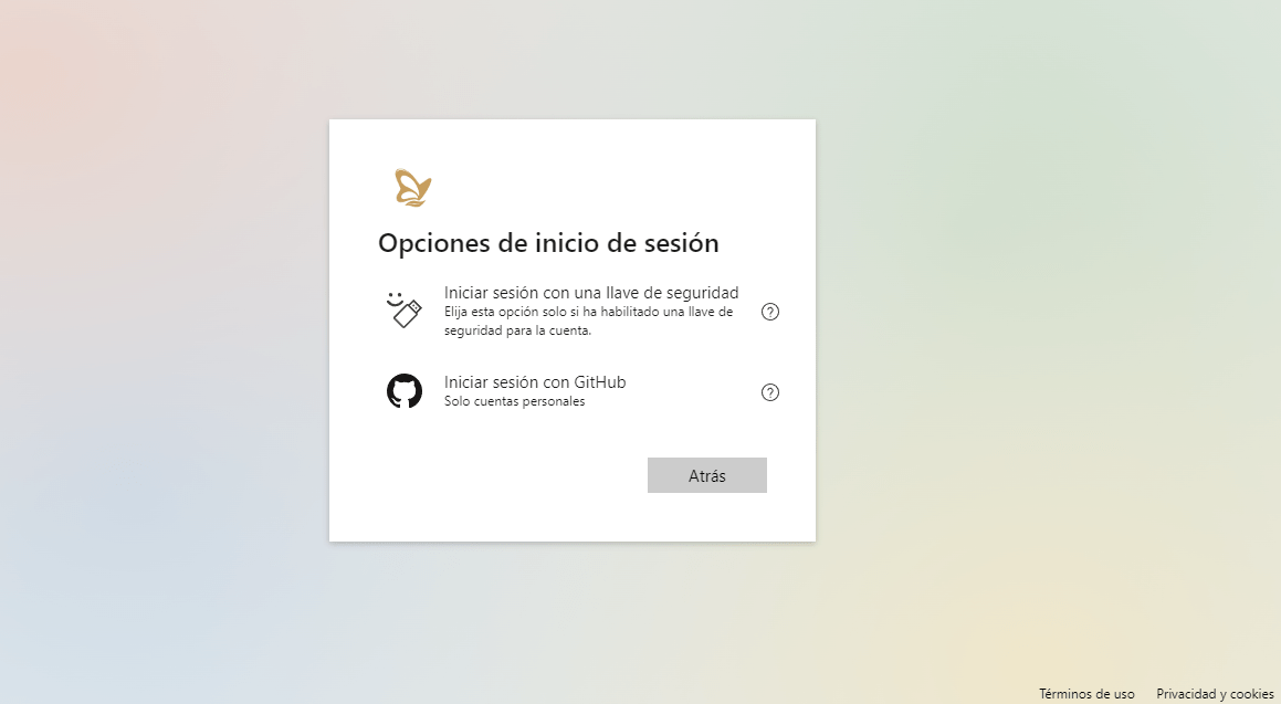 Qué otras opciones de inicio de sesión ofrece la Intranet LALA