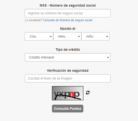 ¿Cuántos puntos de Infonavit tengo?