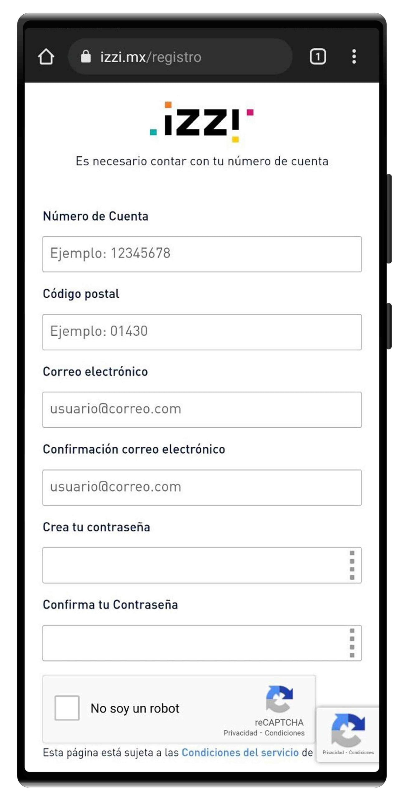 Cómo hacer login en Izzi Go por medio de la app móvil