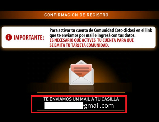 Confirma tu email