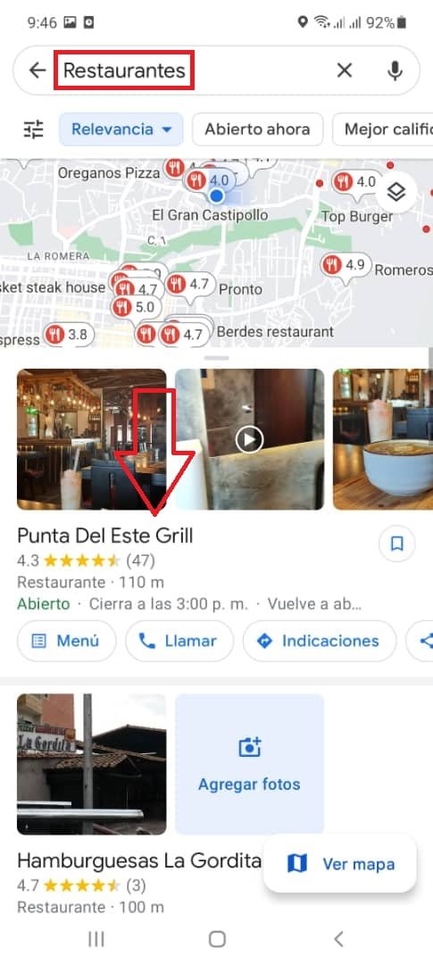 Detalla cada uno de los resultados obtenidos
