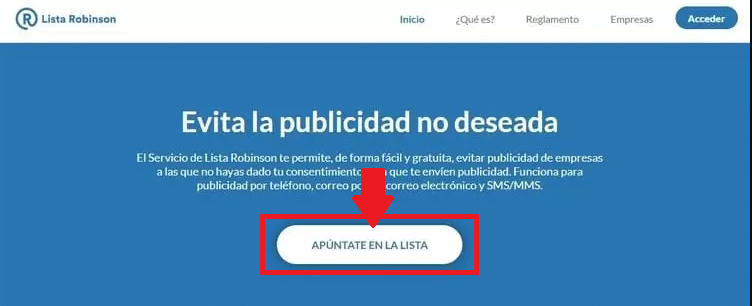 Apúntate a la lista