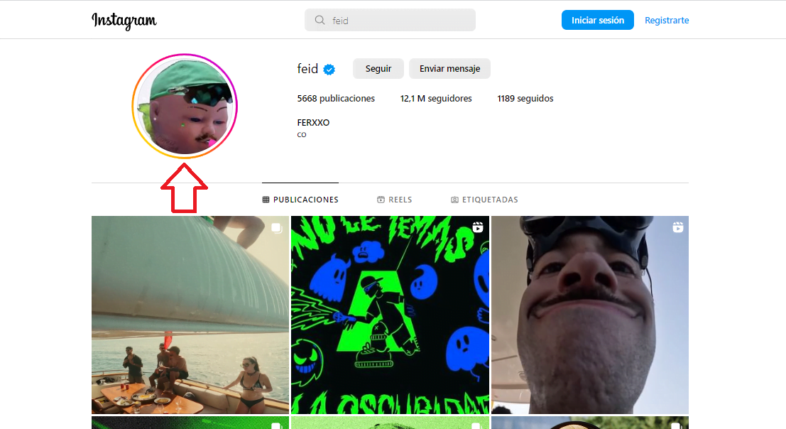 Comienza a ver historias de Instagram
