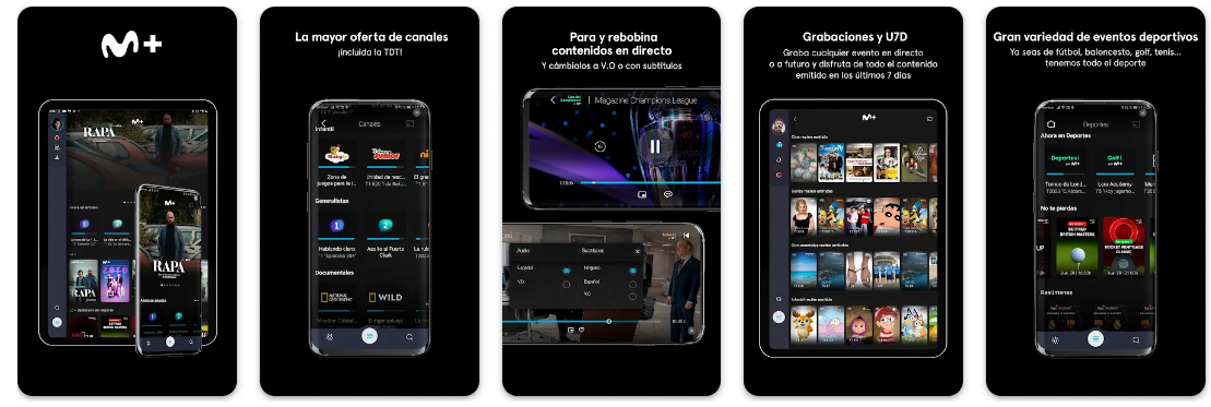 Inicia sesión en la aplicación de Yomvi de Movistar Plus