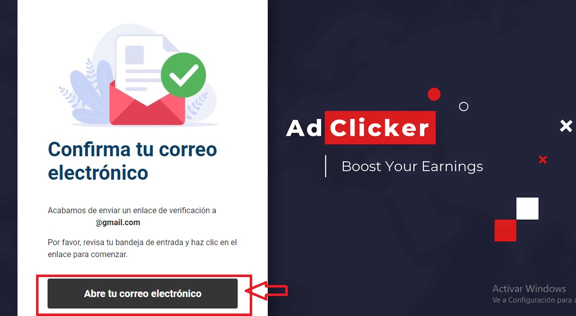 Confirma tu correo electrónico