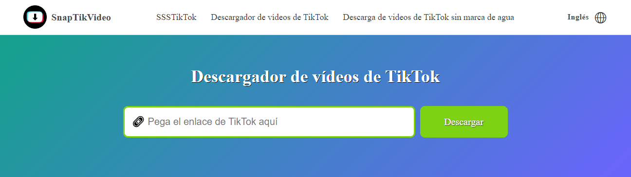 Cómo usar SnapTik en un ordenador para descargar vídeos de TikTok sin marca de agua Cómo usar SnapTik en un ordenador para descargar vídeos de TikTok sin marca de agua