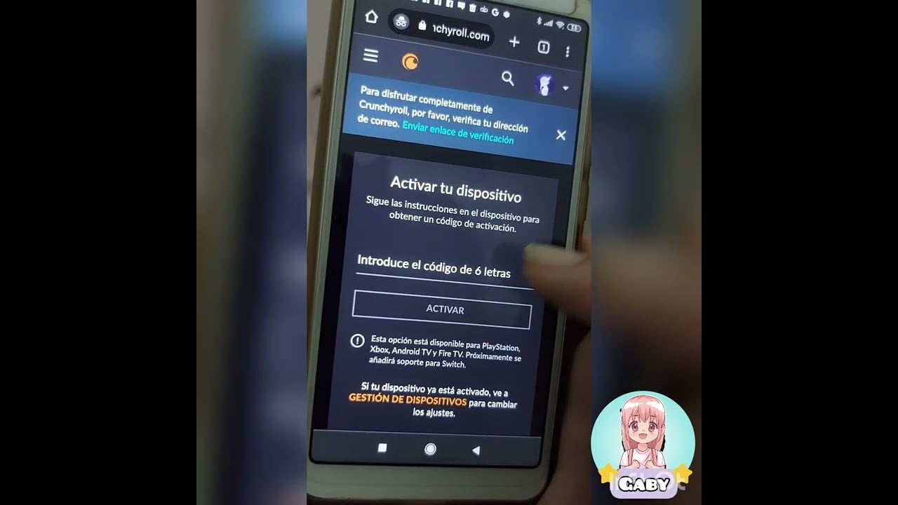 Pasos para activar Crunchyroll en Android