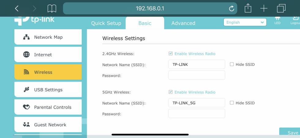 Pasos para cambiar la contraseña de la red Wifi