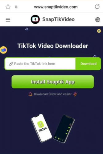 Pega el link del vídeo de TikTok Pega el link del vídeo de TikTok