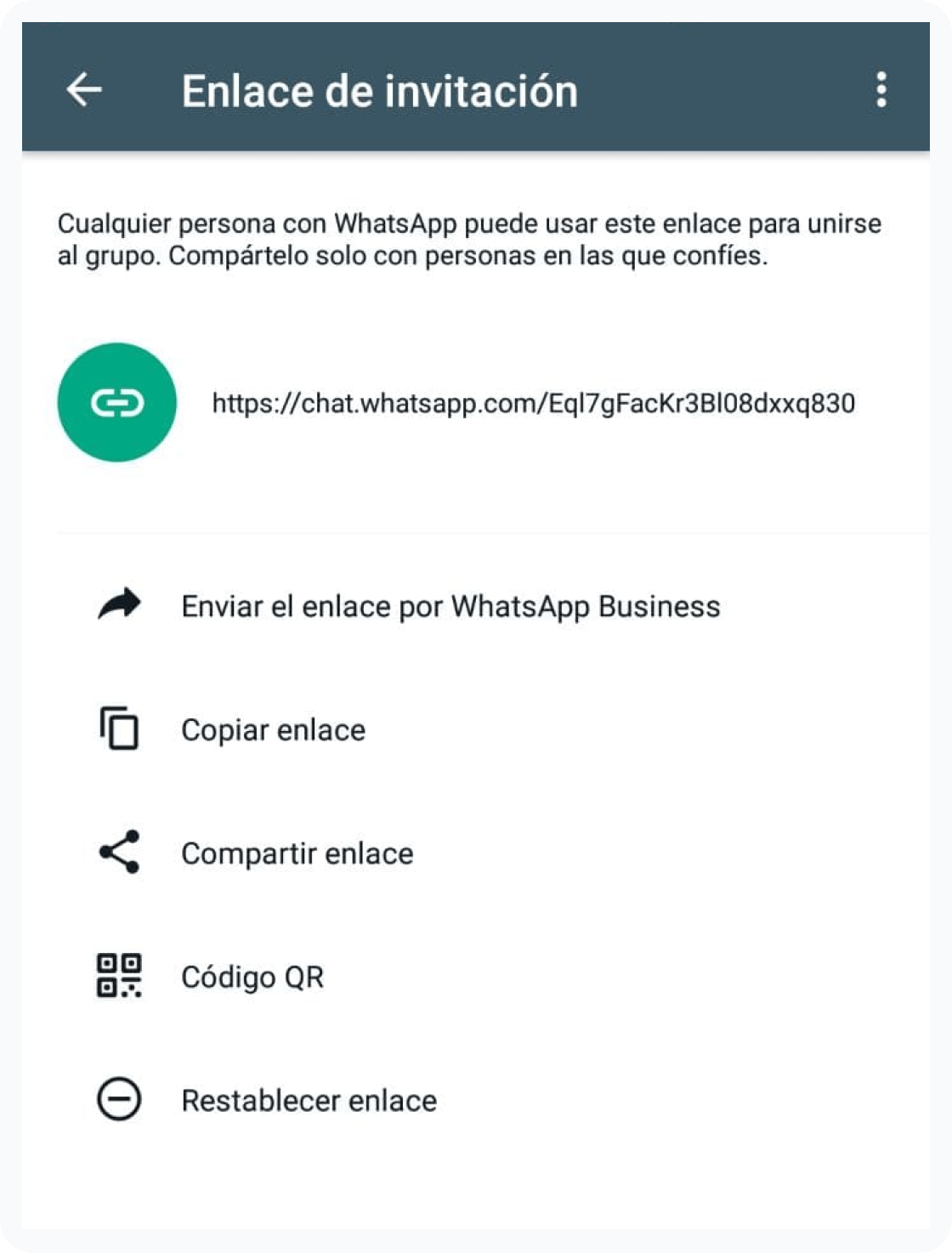 Selecciona el enlace Selecciona el enlace