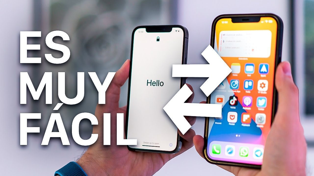 ¿Cómo transferir información de un móvil iPhone a otro iPhone?