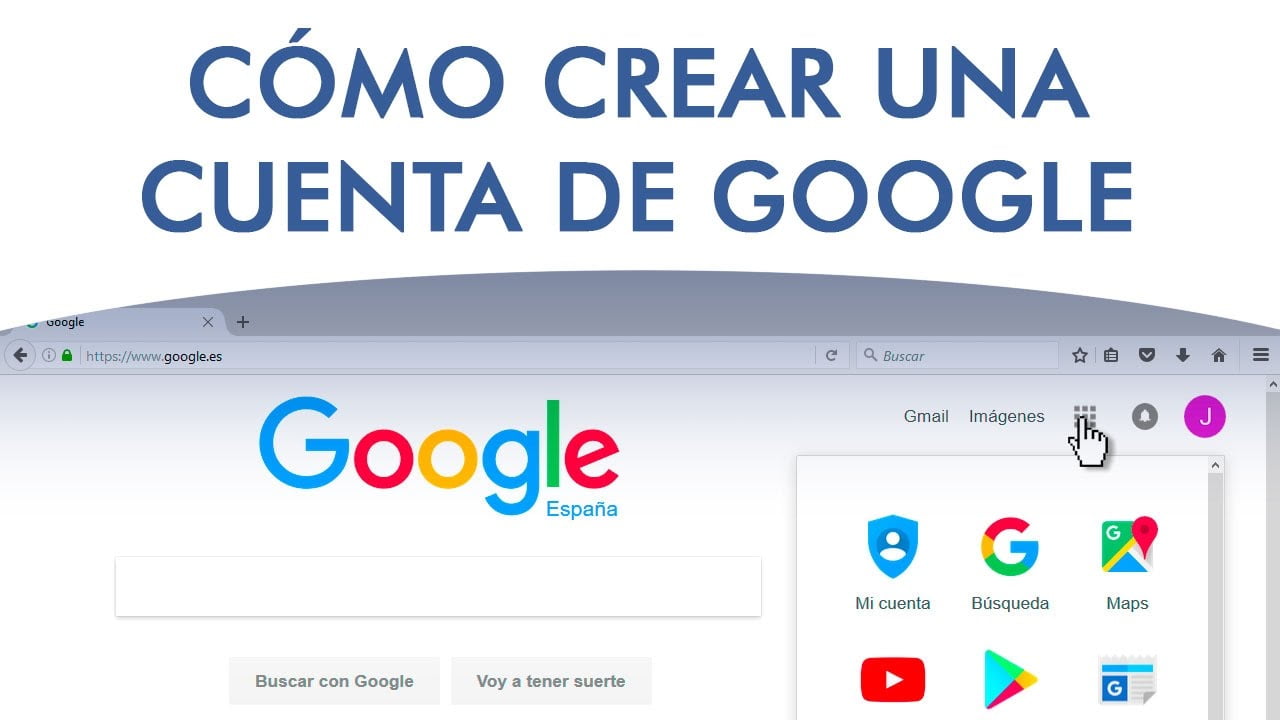 Pasos para crear una cuenta de Google Pasos para crear una cuenta de Google