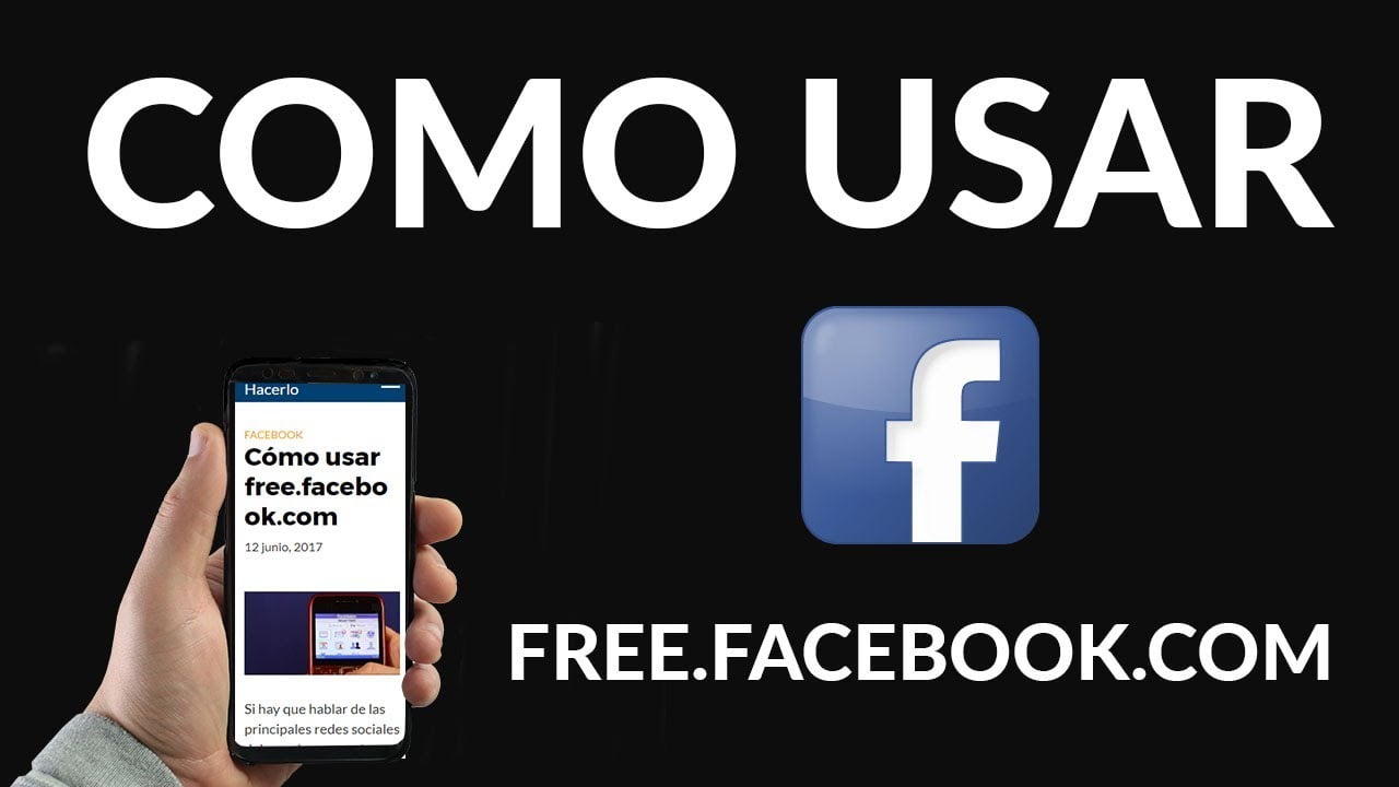 Pasos para usar FreeFacebok desde un dispositivo móvil Android o iPhone