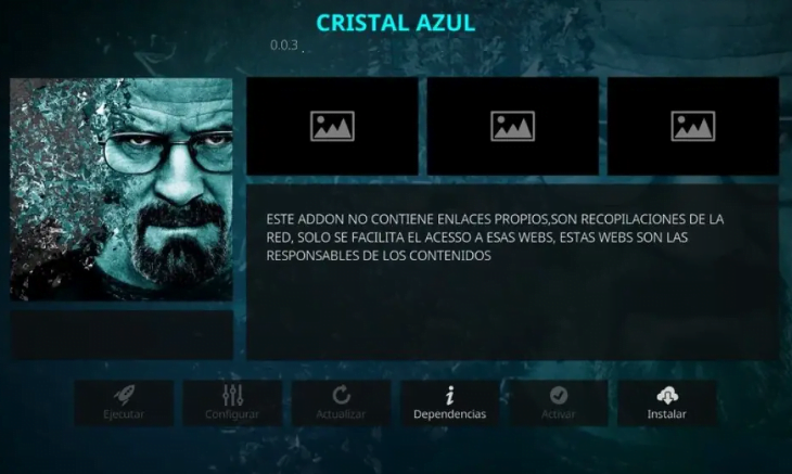 ¿Por qué aparece el error de Cristal Azul en Kodi? Causas