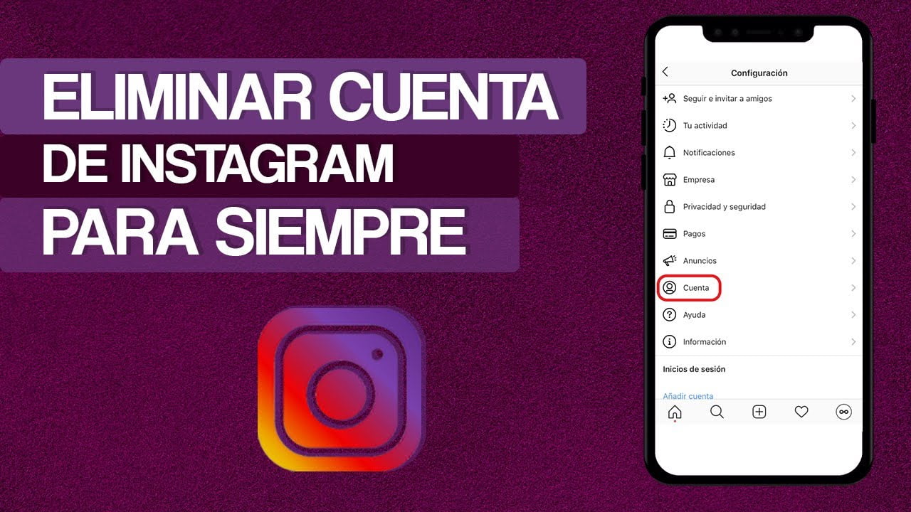 Aprende a eliminar tu cuenta de Instagram en Android e iPhone para siempre