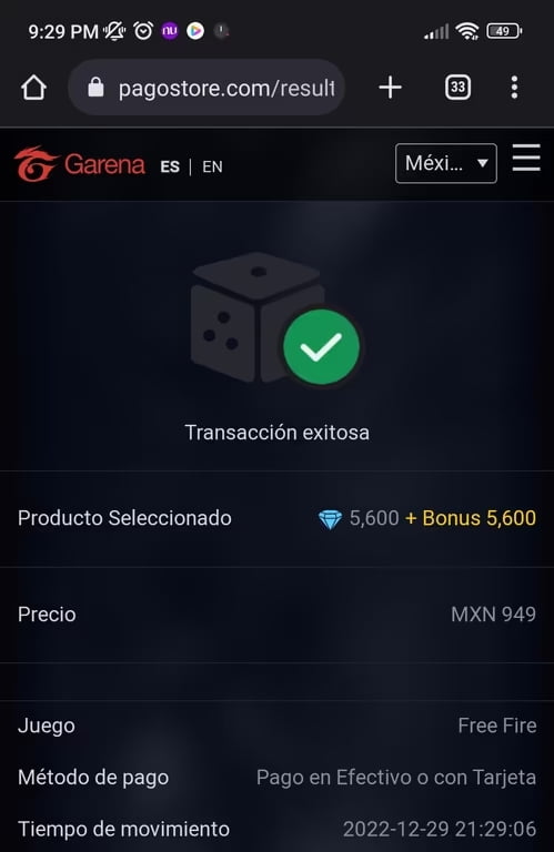Cómo ver el historial de compras de Free Fire en Pagostore Cómo ver el historial de compras de Free Fire en Pagostore